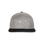 HOME GROW Snapback Cap - Graphit/Schwarz