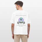 GREEN CULT Oversized Unisex Bio T-Shirt - Weiß