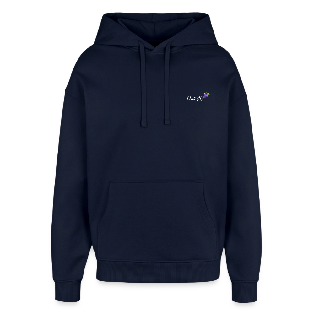 TRUE GRAPE Oversized Unisex Bio-Hoodie - Navy