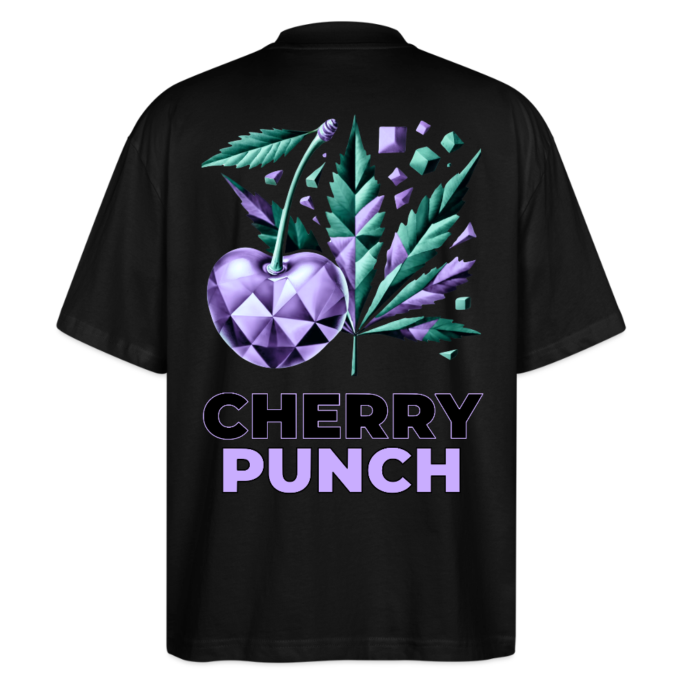 CHERRY PUNCH Oversized Unisex Bio T-Shirt - Schwarz