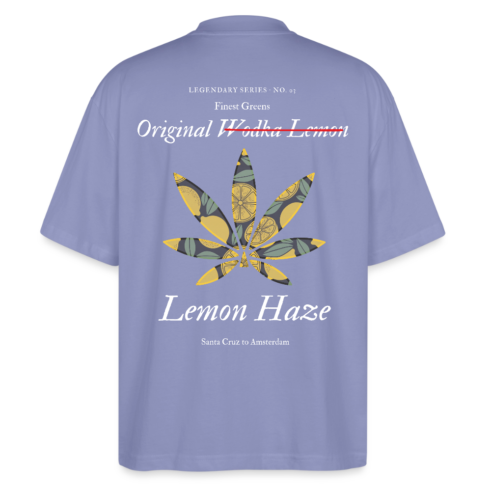TRUE LEMON Oversized Unisex Bio T-Shirt - Violett