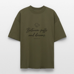 PUFFS & DREAMS Oversized Unisex Bio T-Shirt - Khaki