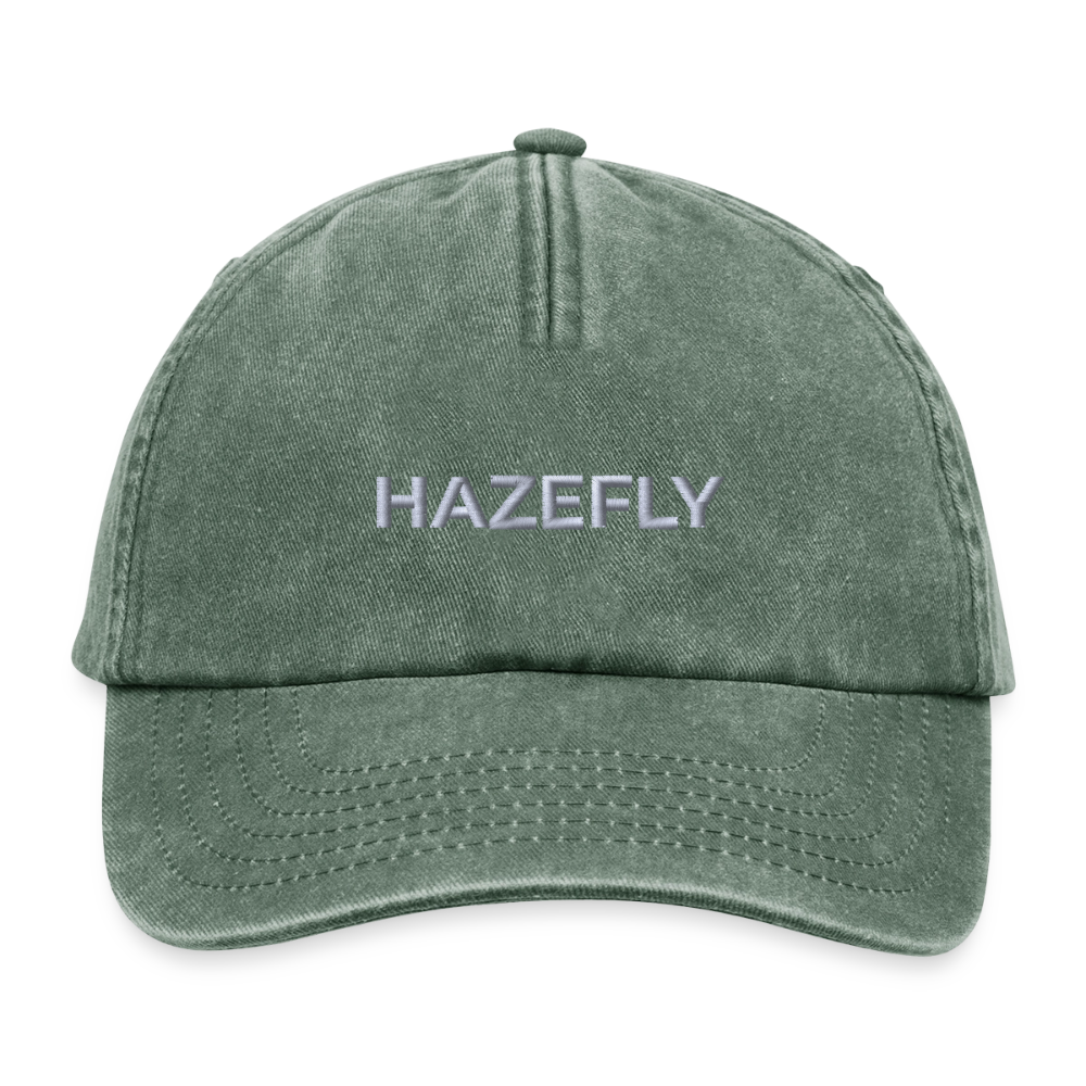 HF SIGNATURE STICK Relaxed Vintage Cap - Vintage Flaschengrün 