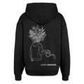LOVE GROWS II Unisex Bio-Hoodie - Schwarz