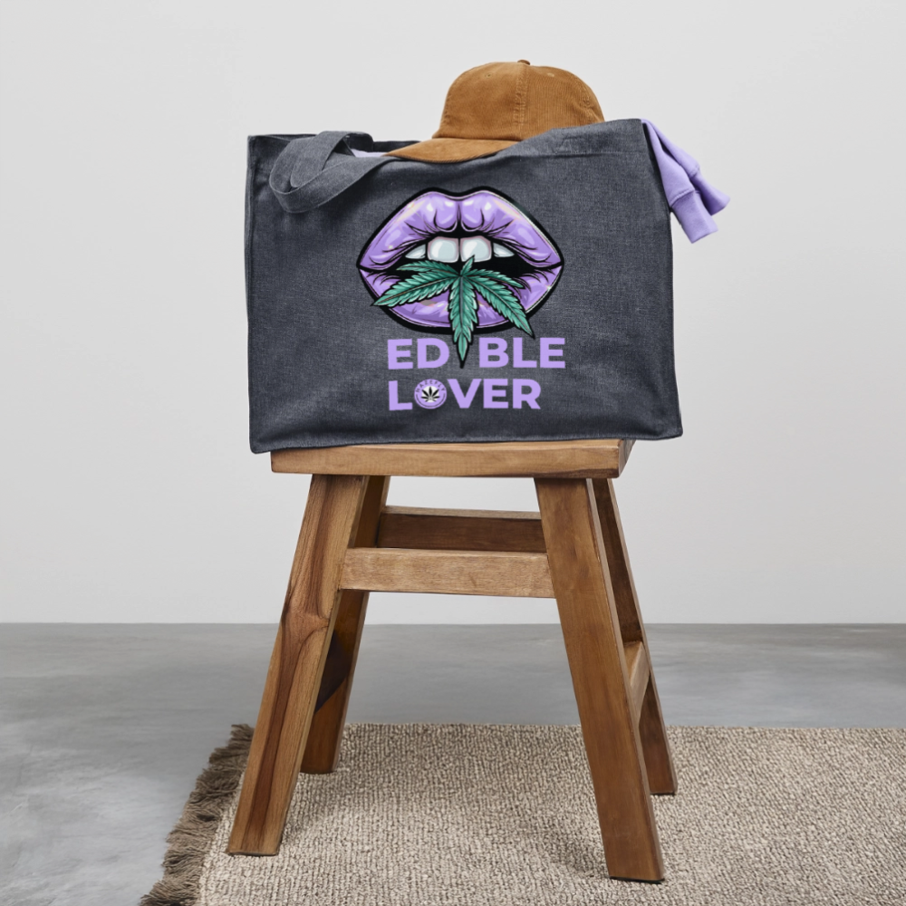 EDIBLE LOVER recycelter Shopping Bag - midnight Blue