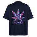 RUNTZ Oversized Unisex Bio T-Shirt - Navy