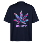 RUNTZ Oversized Unisex Bio T-Shirt - Navy