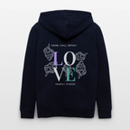 GROW. CHILL. REPEAT. Unisex Bio-Kapuzenjacke - Navy