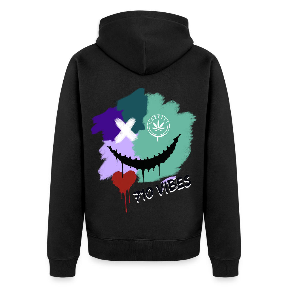 710 VIBES Unisex Premium Kapuzenjacke - Schwarz