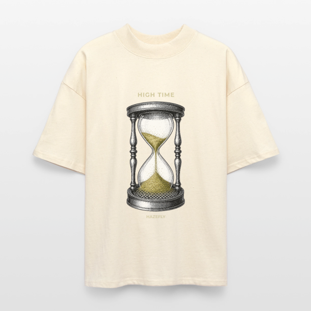 HIGH TIME Unisex Oversized Bio-T-Shirt - Natur