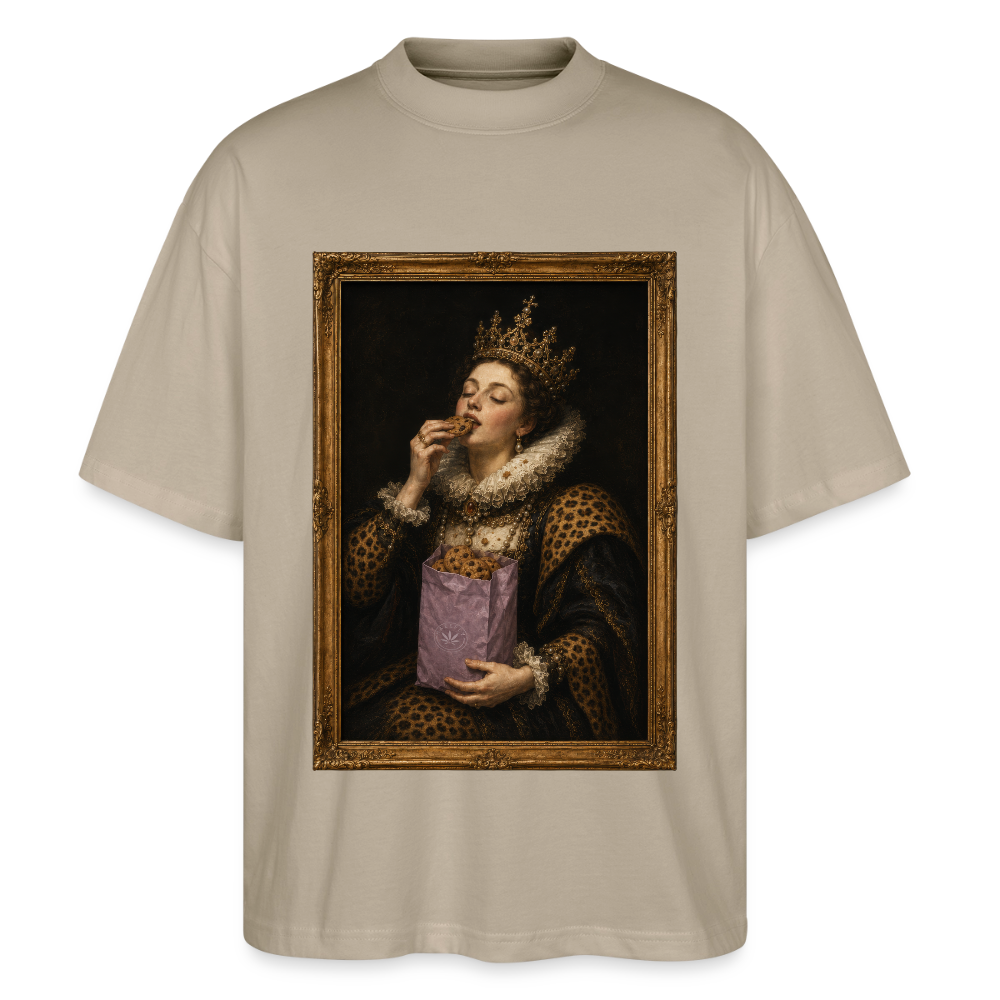 MUNCHIES Unisex Oversized Bio-T-Shirt - Steingrau