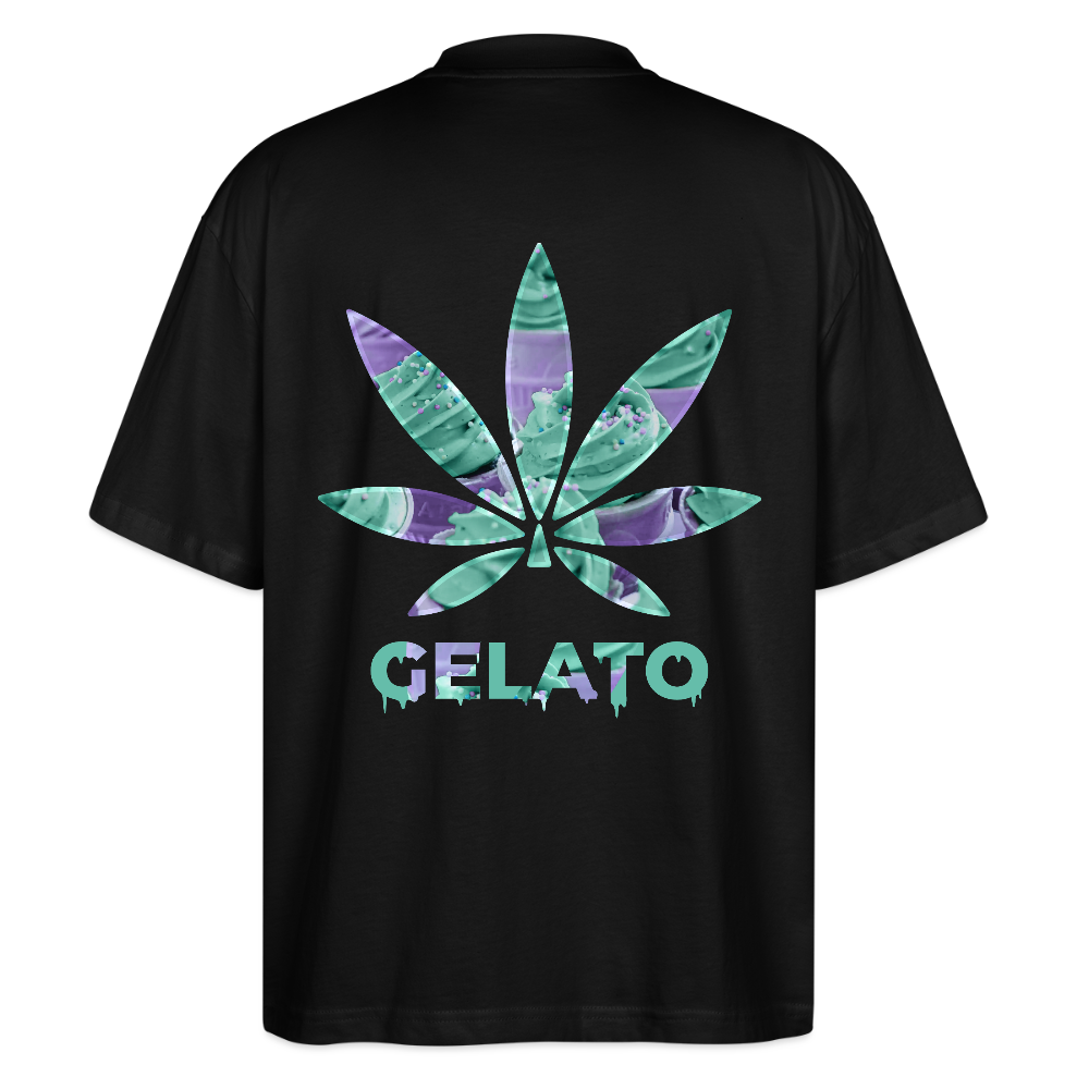 GELATO Oversized Unisex Bio T-Shirt - Schwarz