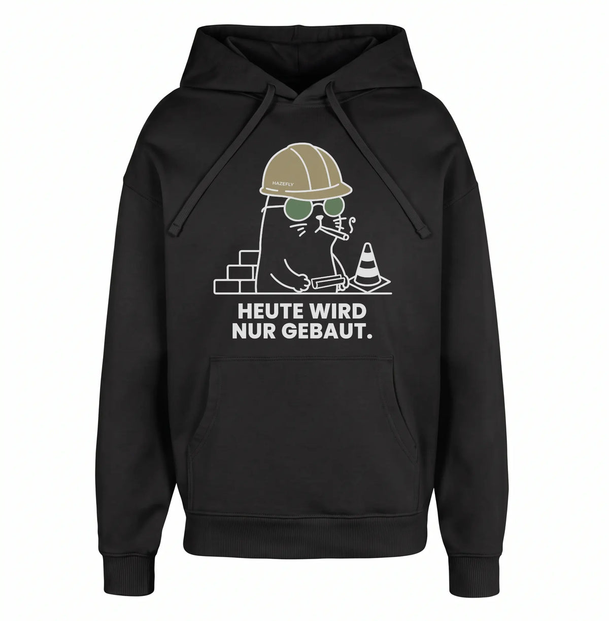 NUR GEBAUT Oversized Unisex Bio-Hoodie