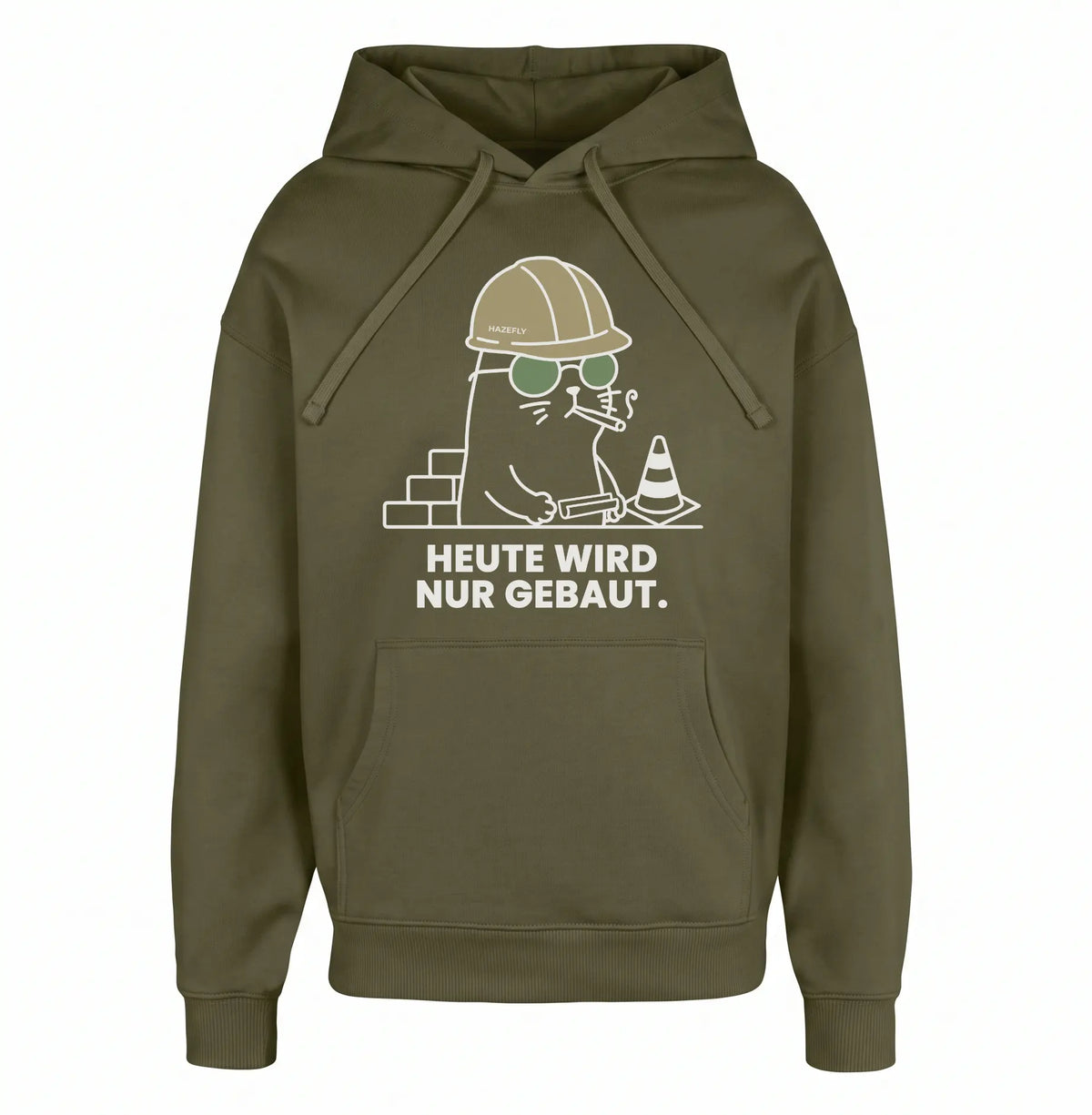 NUR GEBAUT Oversized Unisex Bio-Hoodie