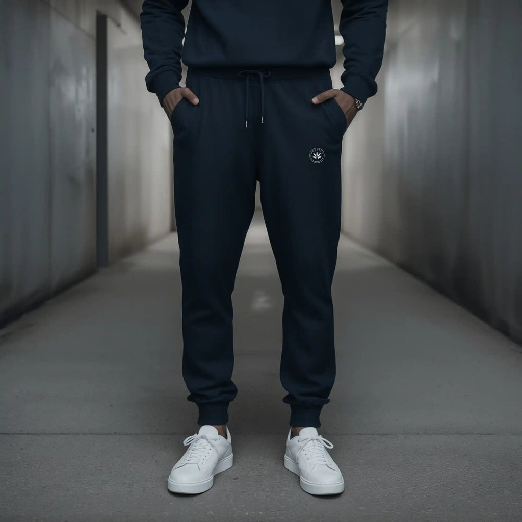 HAZEFLY LOGO WHITE Unisex Bio Jogginghose