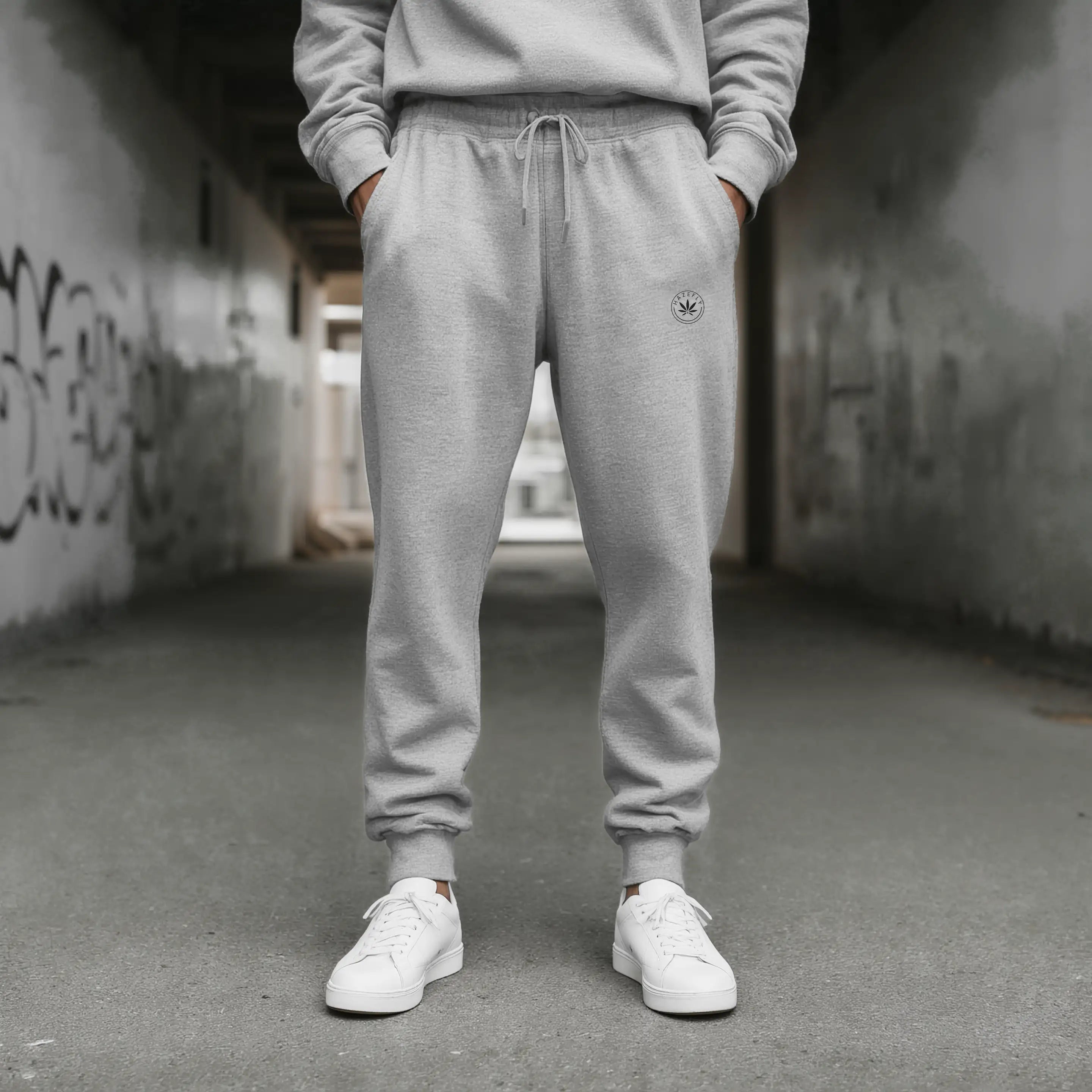 HAZEFLY LOGO BLACK Unisex Bio Jogginghose