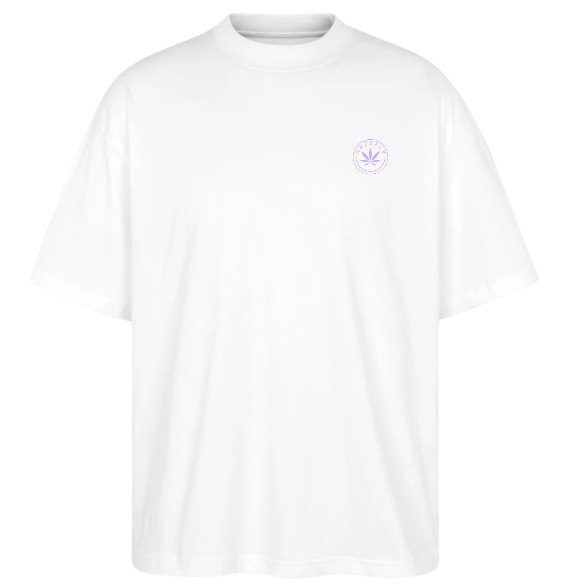HAZEFLY LOGO MAUVE Oversized Unisex Bio T-Shirt