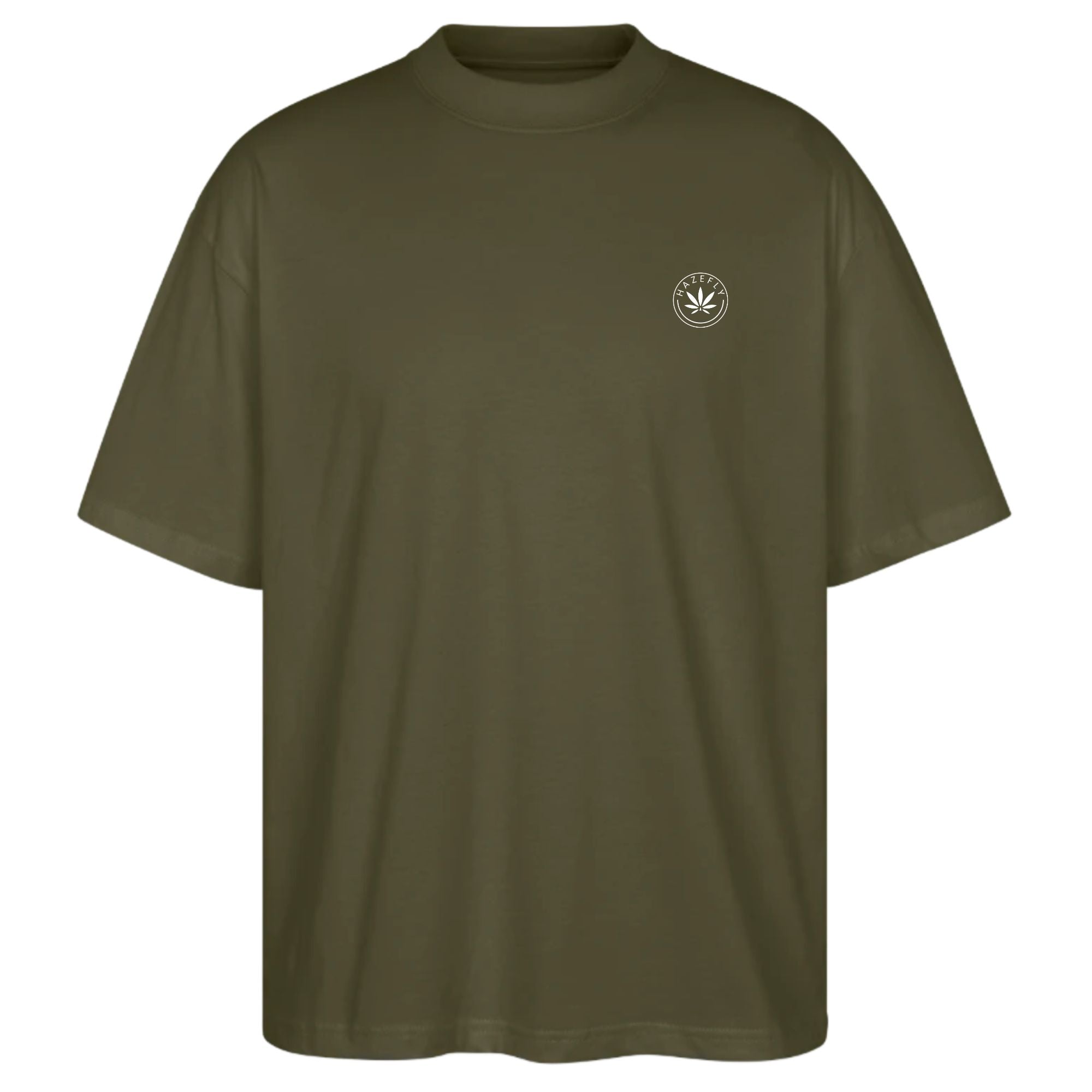 HAZEFLY LOGO WHITE Oversized Unisex Bio T-Shirt