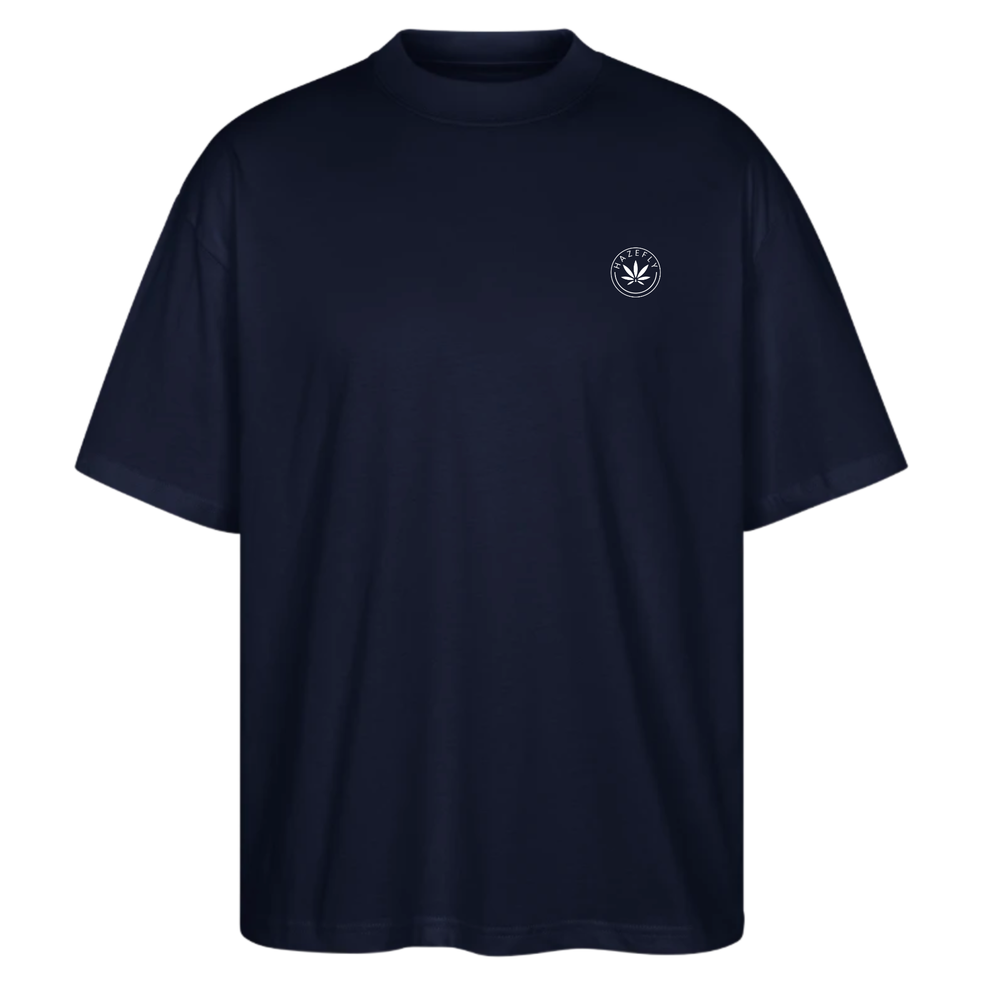 HAZEFLY LOGO WHITE Oversized Unisex Bio T-Shirt