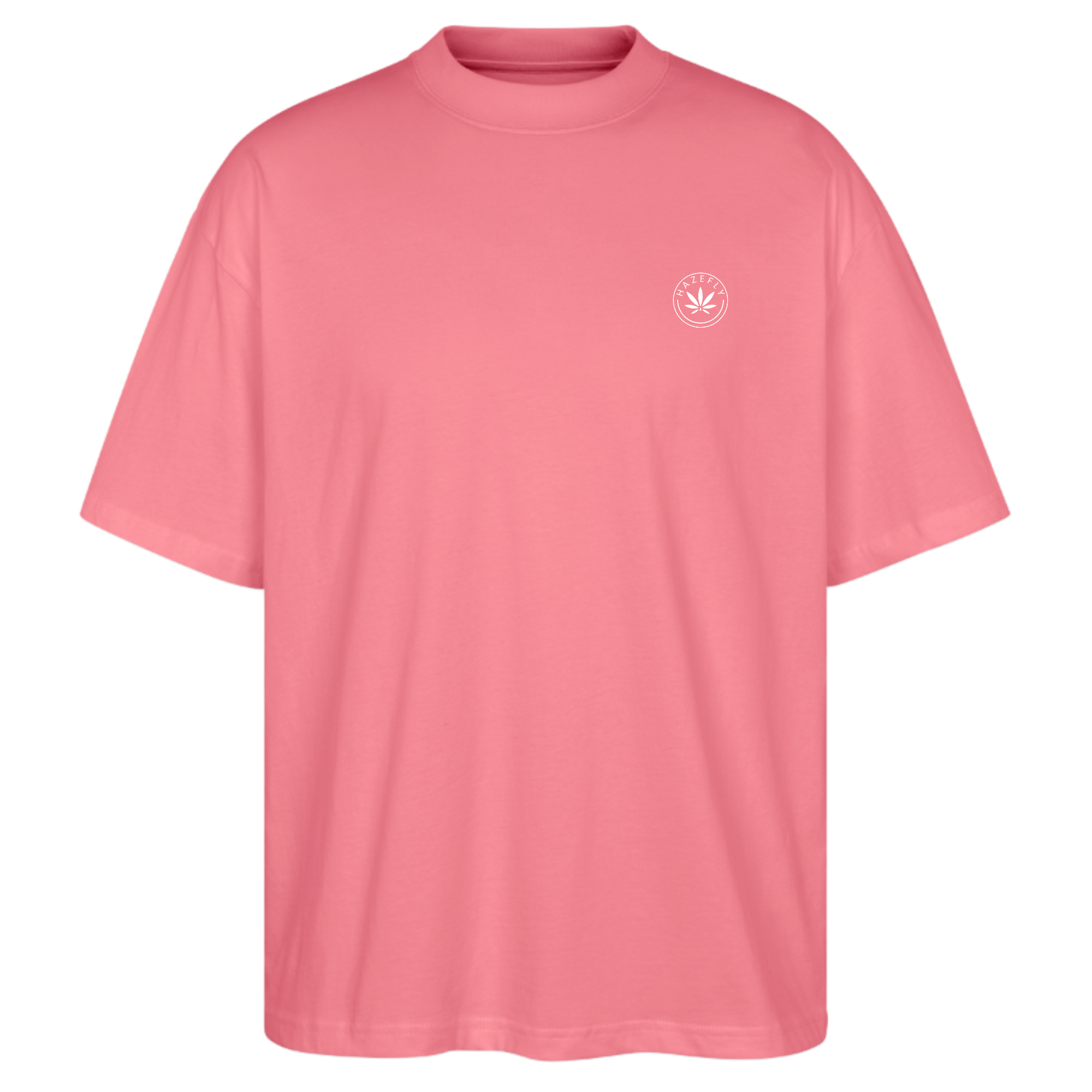 HAZEFLY LOGO WHITE Oversized Unisex Bio T-Shirt