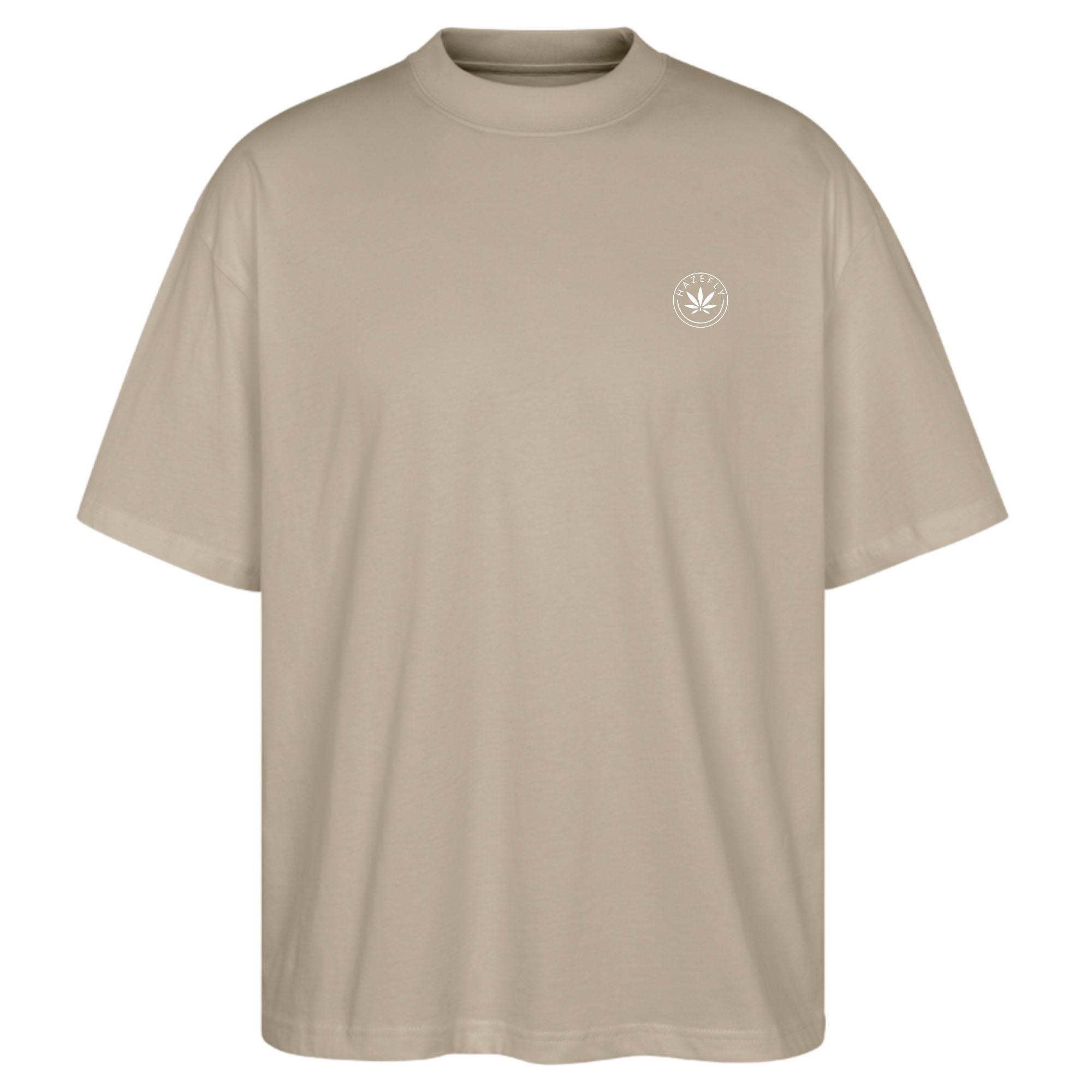 HAZEFLY LOGO WHITE Oversized Unisex Bio T-Shirt