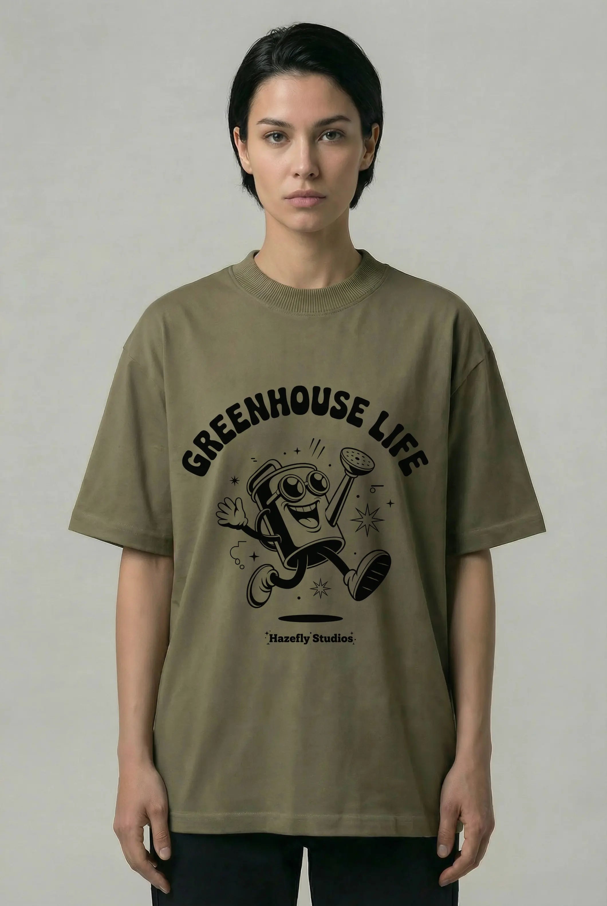 GREENHOUSE LIFE Oversized Unisex Bio T-Shirt