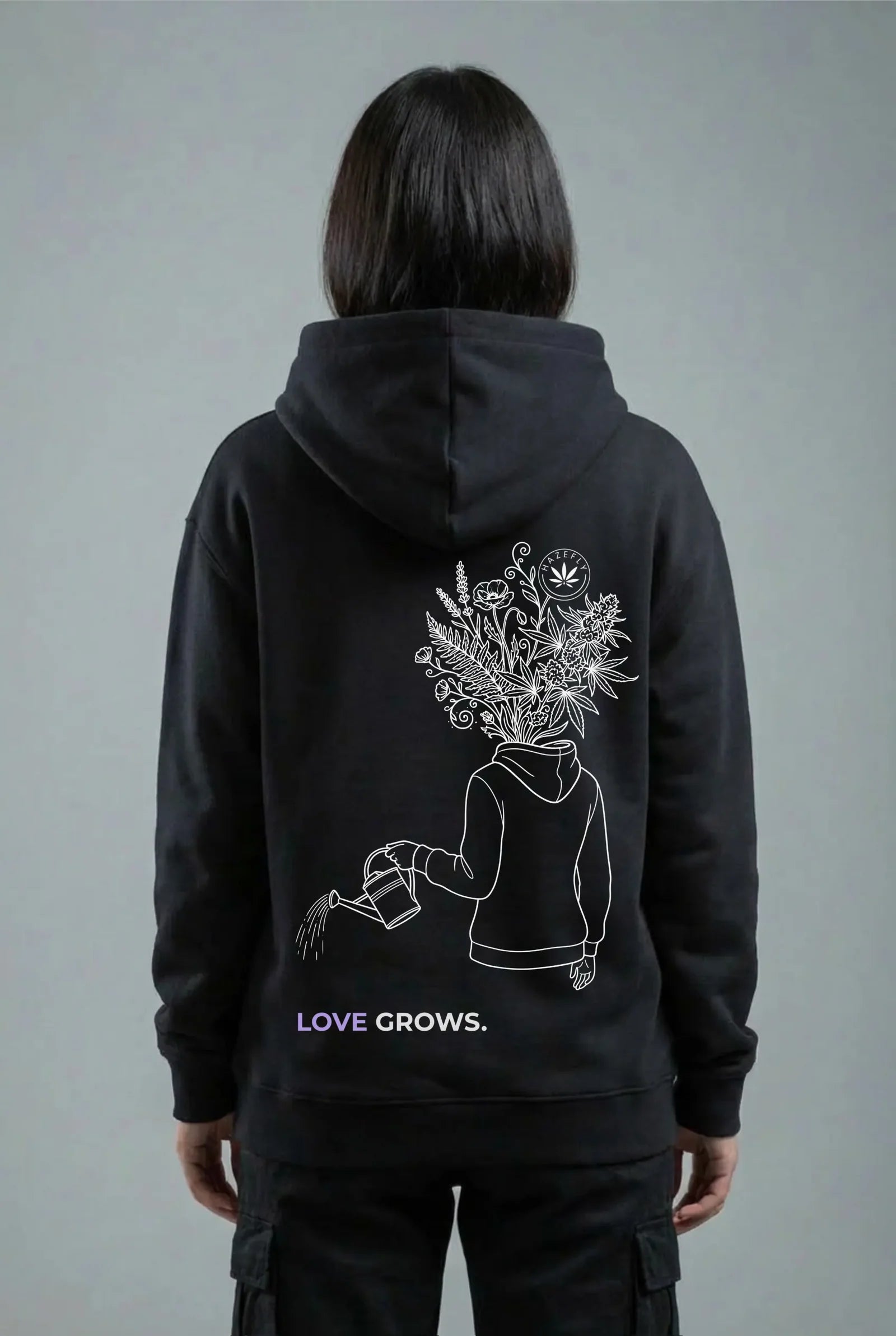 LOVE GROWS I Unisex Bio-Hoodie XL