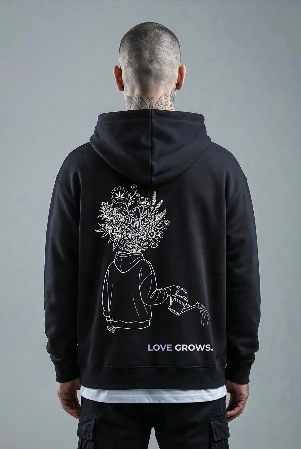 LOVE GROWS II Unisex Bio-Hoodie XXL