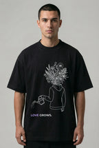 LOVE GROWS I Oversized Unisex Bio T-Shirt