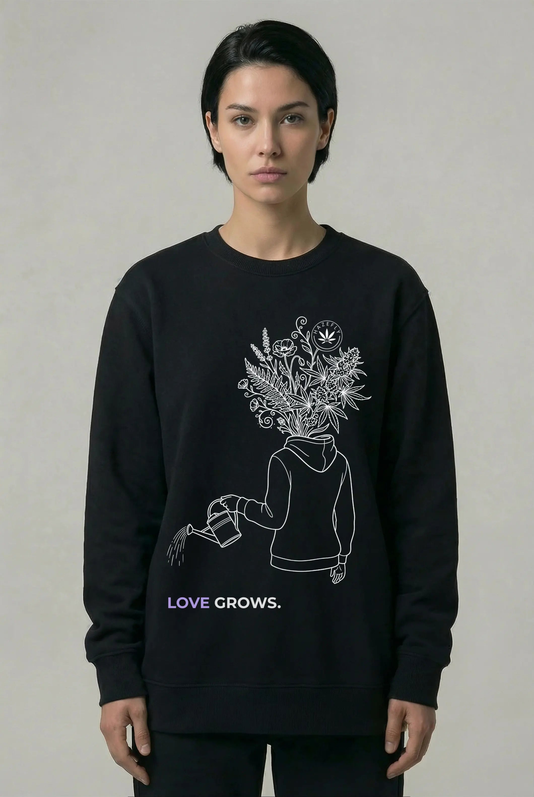 LOVE GROWS I Unisex Bio-Sweatshirt