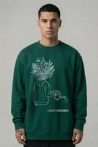 LOVE GROWS II Unisex Bio-Sweatshirt