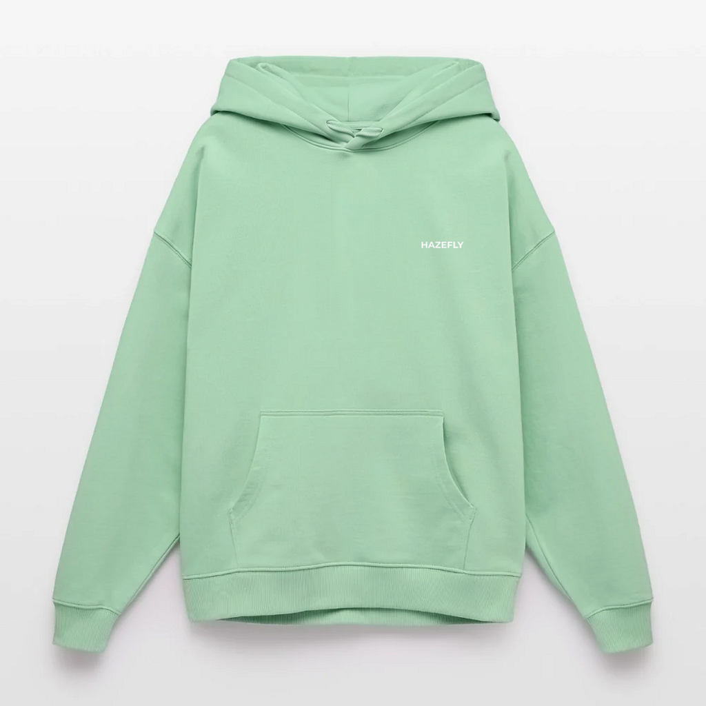 BKED Oversized Unisex Bio-Hoodie - Nebeljade - Front