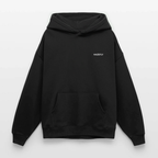 BKED Oversized Unisex Bio-Hoodie - Schwarz - Front