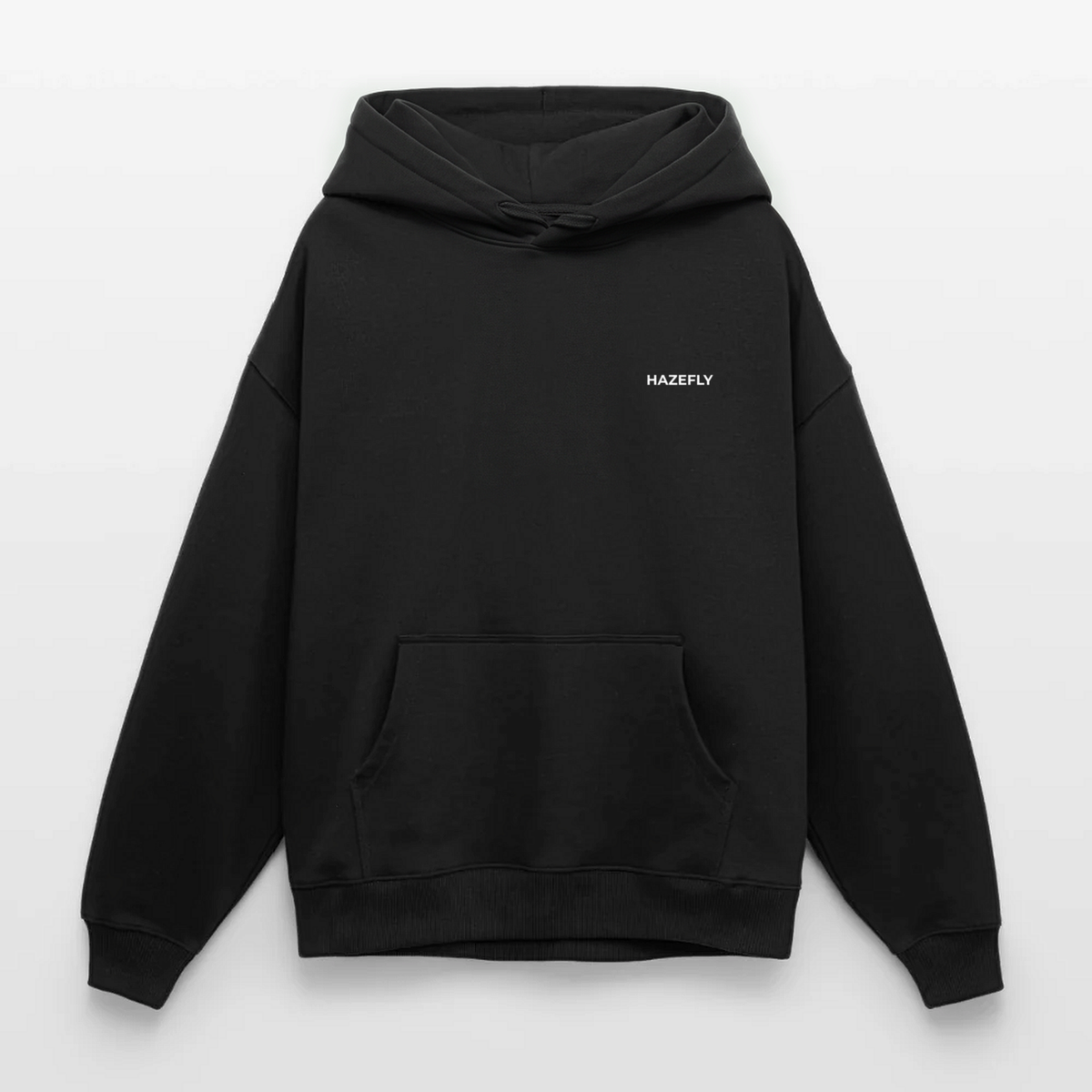 HF SIGNATURE Oversized Unisex Bio-Hoodie - Schwarz