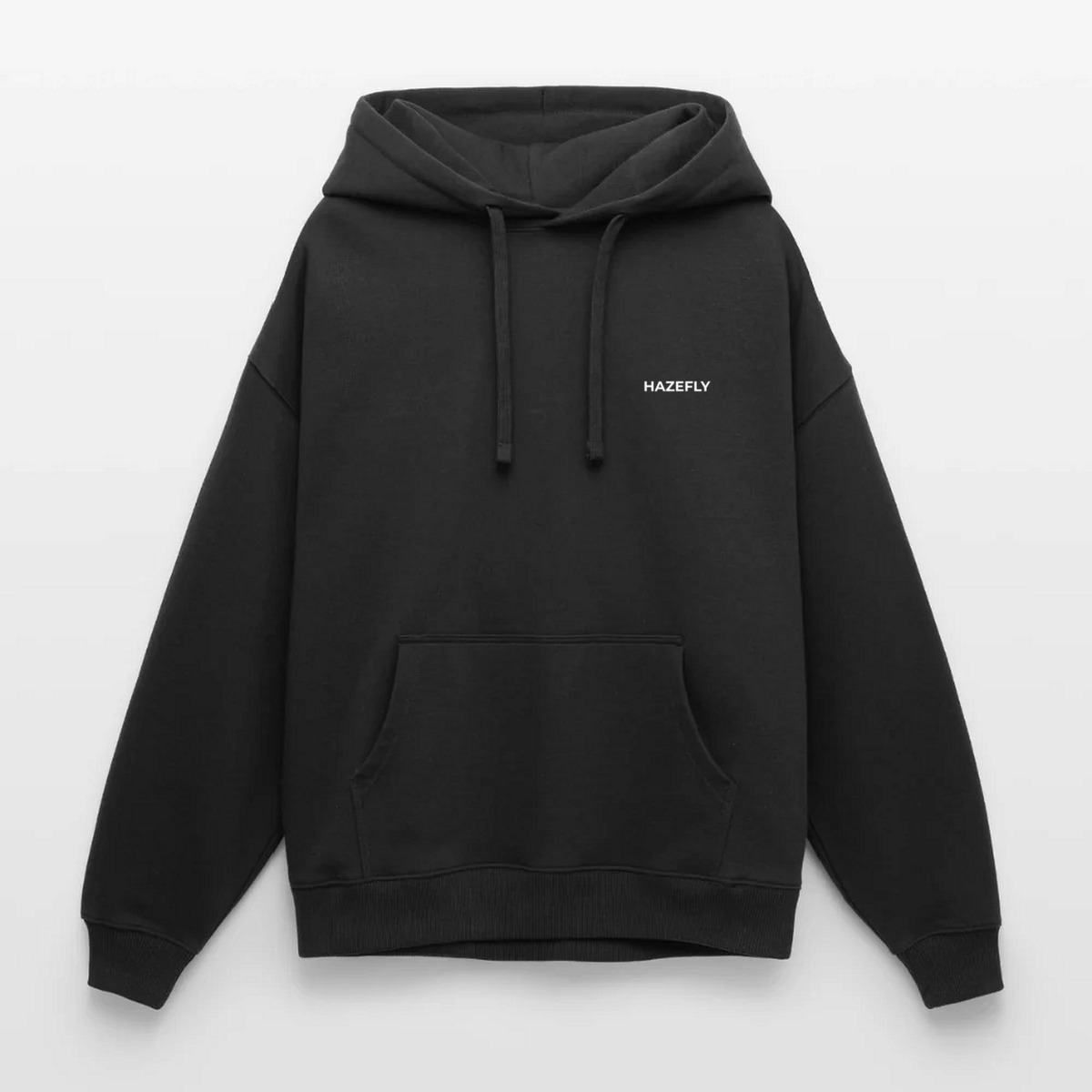 REIN MEDIZINISCH Oversized Unisex Bio-Hoodie - Schwarz - Front