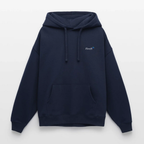 TRUE BERRY Oversized Unisex Bio-Hoodie - Navy - Front