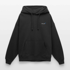 TRUE BERRY Oversized Unisex Bio-Hoodie - Schwarz - Front