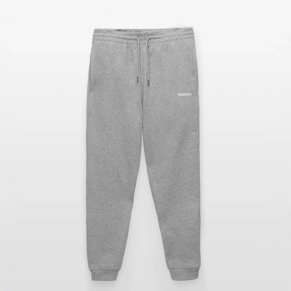 HF SIGNATURE Jogginghose Grau meliert, Vorderseite mit Hazefly Signature