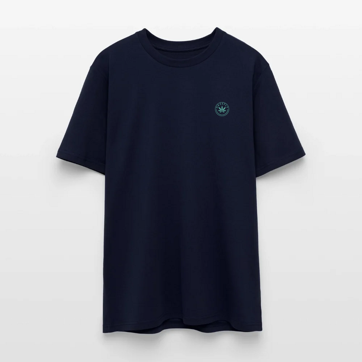 GELATO Regular T-Shirt Navy, Vorderseite mit Hazefly-Logo
