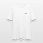 HF SIGNATURE Regular T-Shirt Weiß, Vorderseite mit schwarzer Hazefly Signature