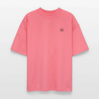 RIDE HIGH Oversized T-Shirt Pink, Vorderseite mit Hazefly-Logo