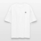 RIDE HIGH Oversized T-Shirt Weiß, Vorderseite mit Hazefly-Logo