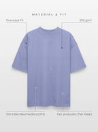 Material & Fit: Oversized Tee, 200 g/m², 100 % Bio-Baumwolle (GOTS), Fair Wear, Oversized Fit