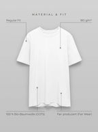 Material & Fit: Regular Tee, 180 g/m², 100 % Bio-Baumwolle (GOTS), Fair Wear, Regular Fit