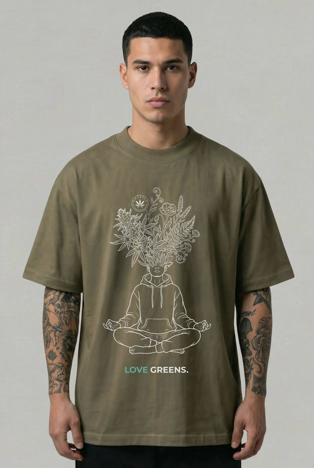 LOVE GREENS Oversized Unisex Bio T-Shirt
