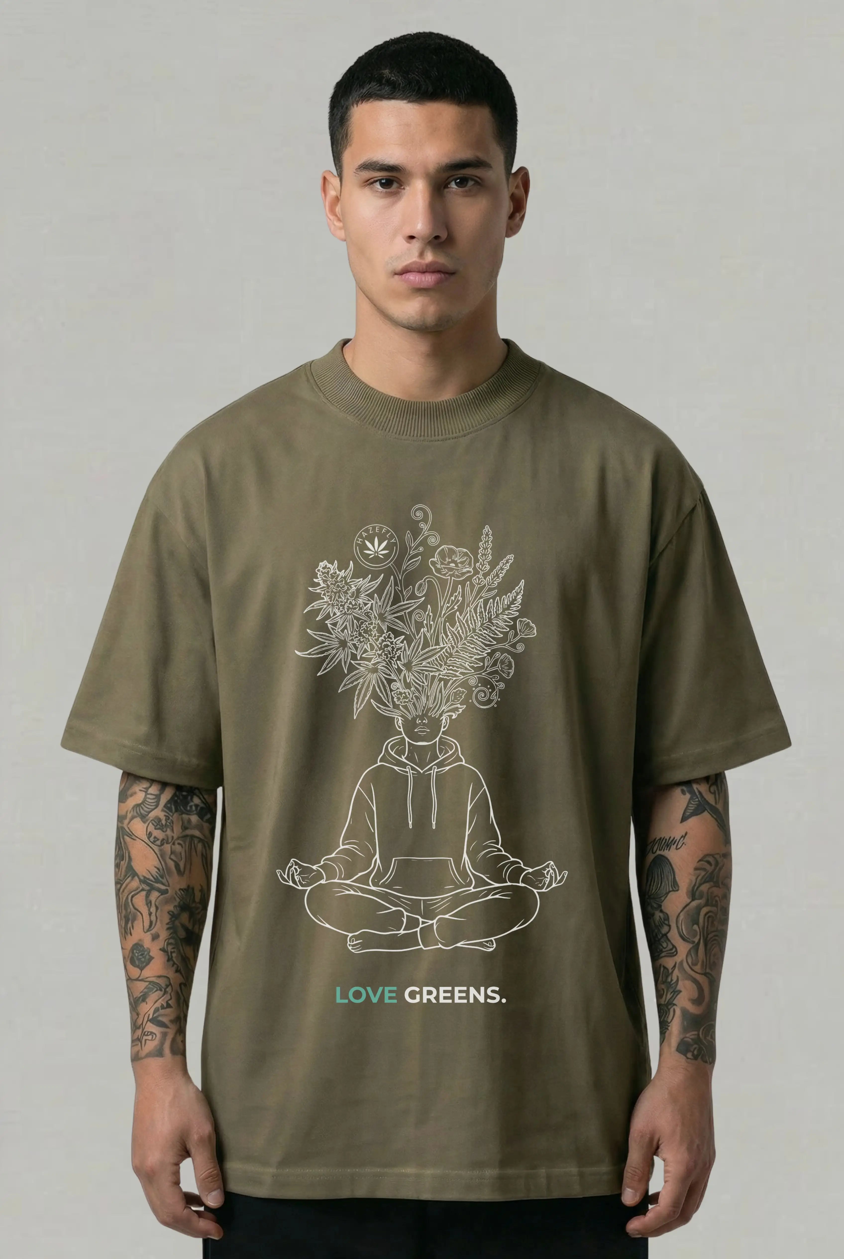 LOVE GREENS Oversized Unisex Bio T-Shirt