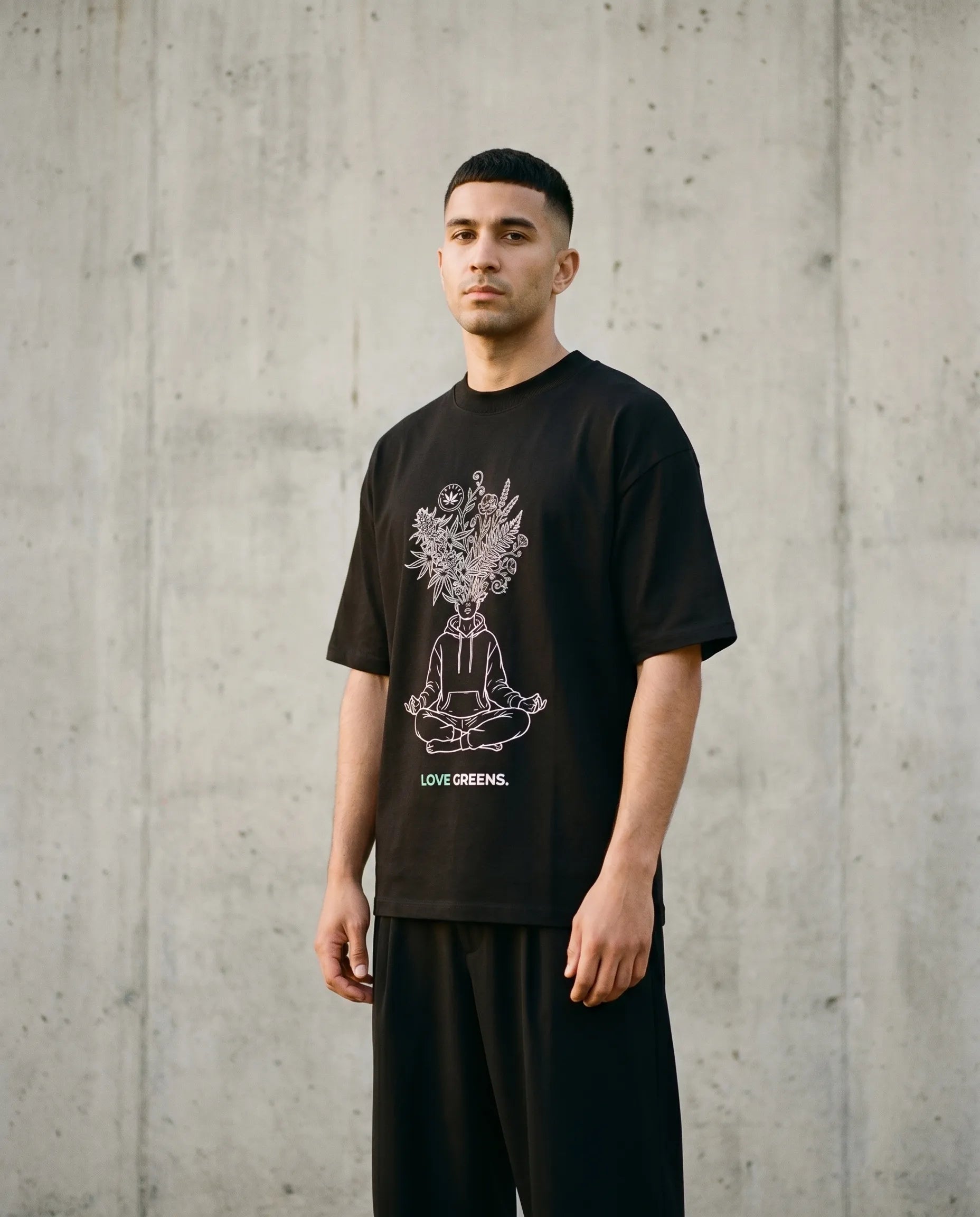 LOVE GREENS Oversized Unisex Bio T-Shirt