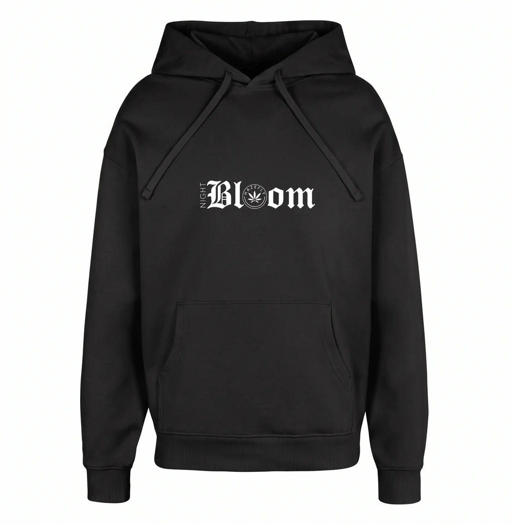 NIGHT BLOOM Oversized Unisex Bio-Hoodie