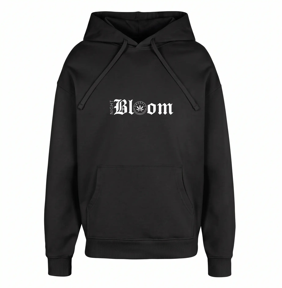 NIGHT BLOOM Oversized Unisex Bio-Hoodie