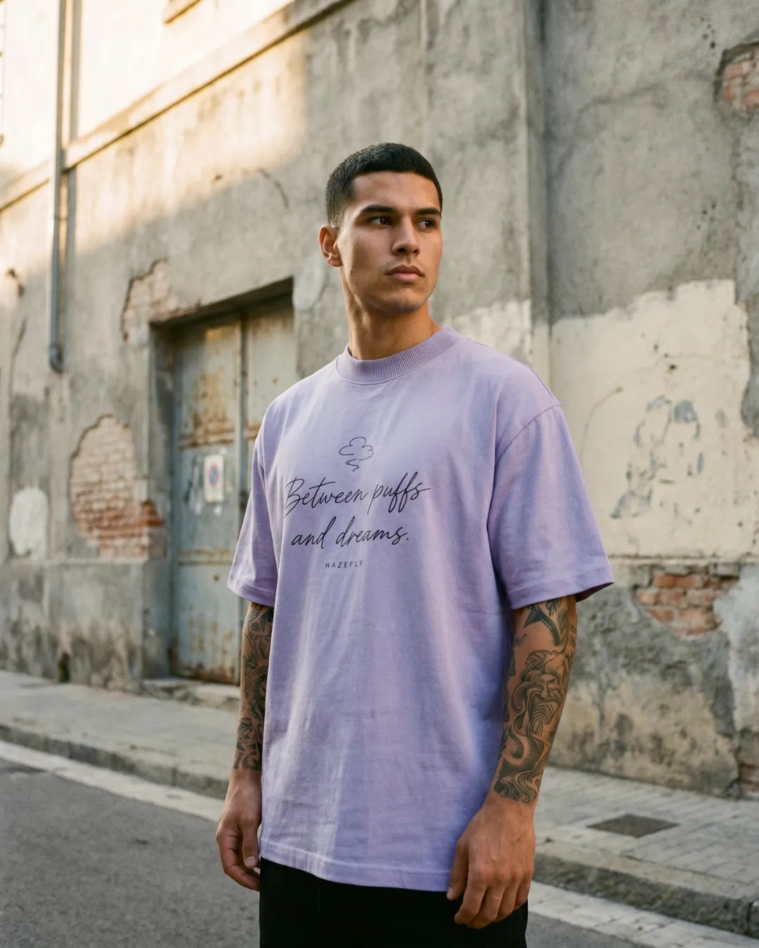 PUFFS & DREAMS Oversized Unisex Bio T-Shirt